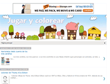 Tablet Screenshot of jugarycolorear.com